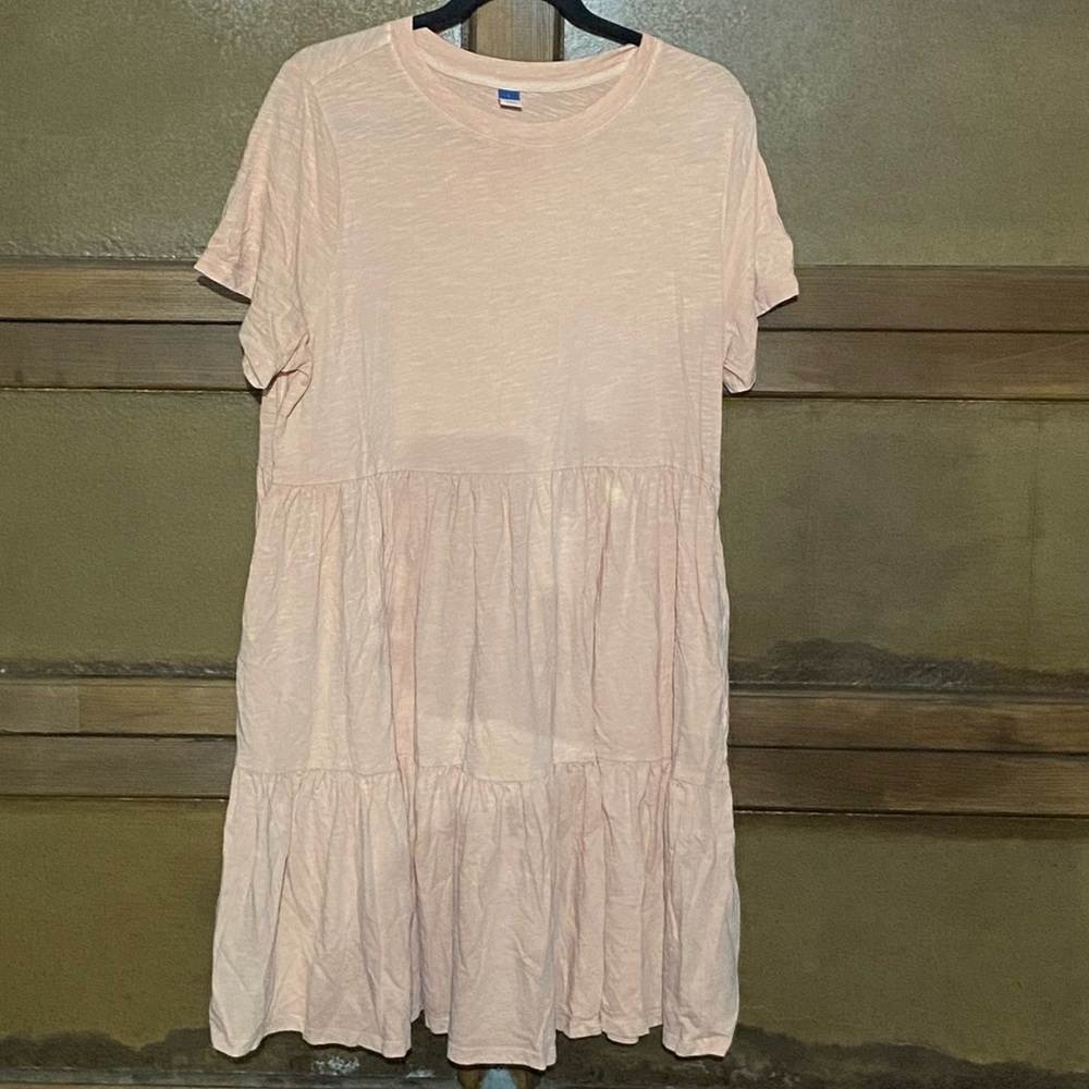 Old Navy Blush Pink Midi Dress